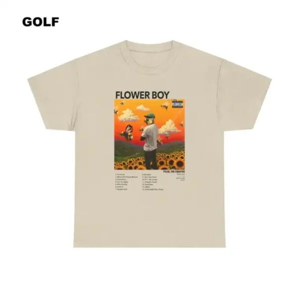 Tyler The Creator Light Gray Shirt